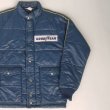 画像2: GOODYEAR OFFICIAL VTG RACING PUFFY JACKET NAVY×YELLOW XS