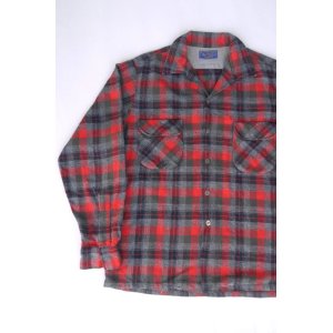 画像: SPORTSMAN VTG WOOL SHIRT LIGHT RED×GRAY×BLACK M