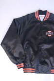 画像6: HARLEY DAVIDSON ROCKY MOUNTAIN SKULL VTG SATIN JACKET BLACK XL