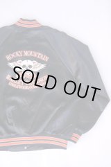 画像: HARLEY DAVIDSON ROCKY MOUNTAIN SKULL VTG SATIN JACKET BLACK XL