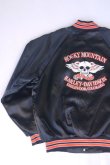 画像2: HARLEY DAVIDSON ROCKY MOUNTAIN SKULL VTG SATIN JACKET BLACK XL