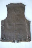 画像8: 80s SCHOTT BROS SPORTSWEAR VTG LEATHER VEST BROWN S