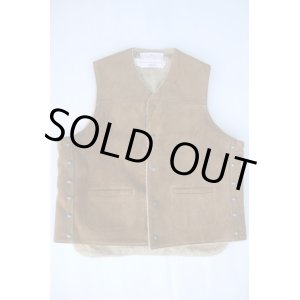 画像: 70s SCHOTT BROS "RANCHER" VTG SUEDE BOA VEST STUDS CUSTOMIZED XL