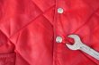 画像4: 70s BUDWEISER UNITOG INNER QUILTING VEST RED M