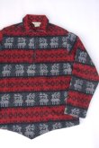 画像1: 60s FOX KNAPP VTG PULLOVER WOOL SHIRT S