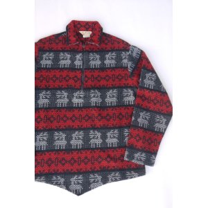 画像: 60s FOX KNAPP VTG PULLOVER WOOL SHIRT S