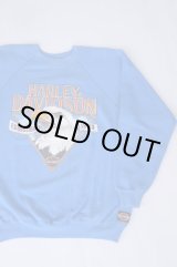 画像: 1990 HARLEY DAVIDSON OFFICIAL VTG SWEATSHIRT BLUE XL