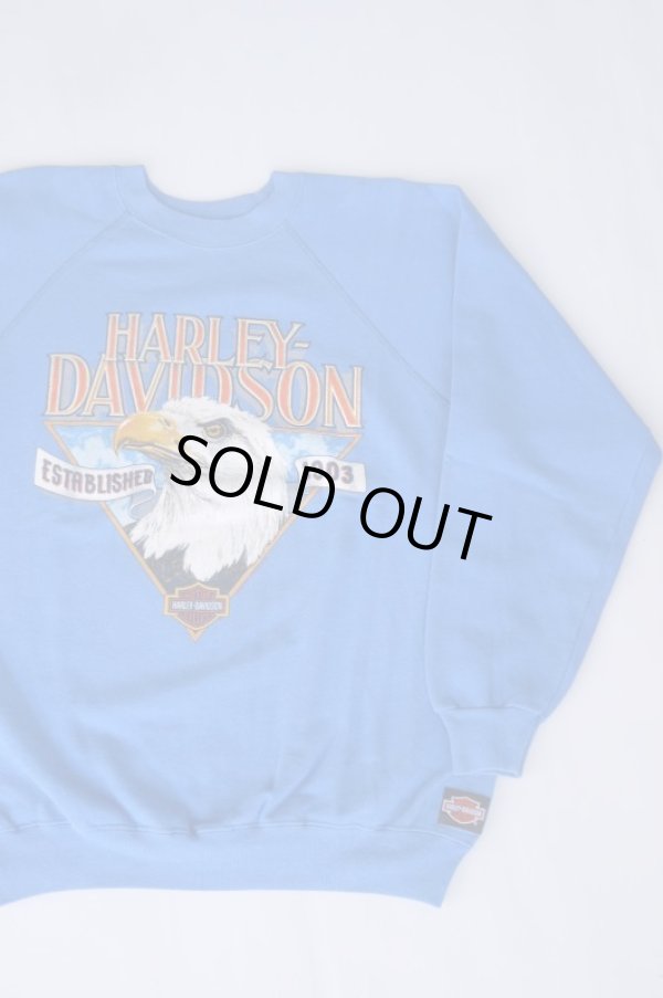 画像1: 1990 HARLEY DAVIDSON OFFICIAL VTG SWEATSHIRT BLUE XL