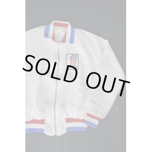 画像: 70s HARLEY DAVIDSON NO1 LOGO OFFICIAL NYLON JACKET WHITE M