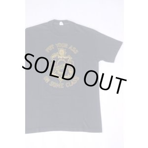 画像: 80s HARLEY DAVIDSON OAK LEAF LOGO "PUT YOUR ASS ON SOME CLASS" VTG T-SHIRT BLACK M
