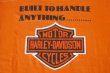 画像3: 70s HARLEY DAVIDSON ”BUILT TO HANDLE ANYTING” VTG CHAMPION PRODUCTS INC T-SHIRT ORANGE L