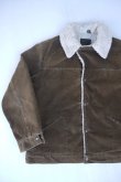 画像1: 70s WRANGLER CORDUROY BOA VTG RANCH JACKET BROWN L