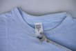 画像4: 70s ZIG ZAG MAN SMOKE STAIN PRINT VTG T-SHIRT LIGHT BLUE M