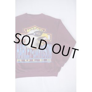 画像: HARLEY DAVIDSON OFFICIAL VTG SWEATSHIRT DARK RED L