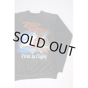 画像: HARLEY DAVIDSON FIRST IN FLIGHT OFFICIAL VTG SWEATSHIRT BLACK XL