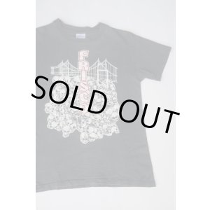 画像: 80s FRISCO CYCLE PARTS US MADE VTG T-SHIRT FADED BLACK M