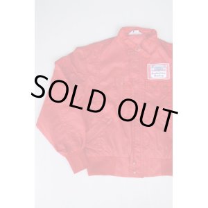 画像: 70s BUDWEISER RACING VTG NYLON JACKET RED M