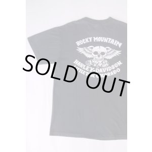 画像: 1982 HARLEY DAVIDSON ROCKY MOUNTAIN SKULL VTG T-SHIRT BLACK L