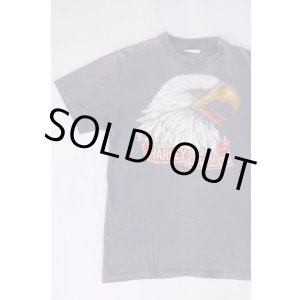 画像: HARLEY DAVIDSON EAGLE HEAD VTG T-SHIRT FADED BLACK M