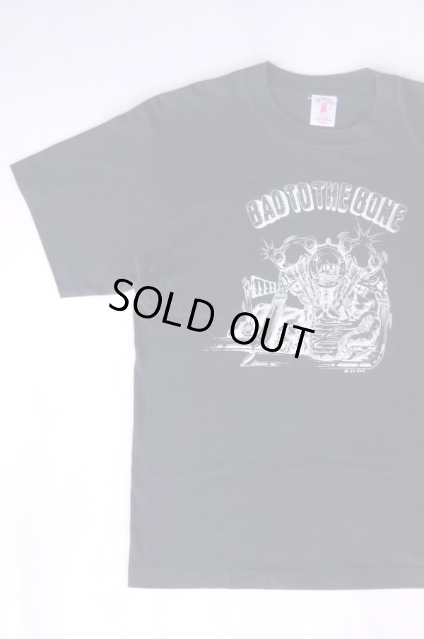 画像1: SS ENTERPRISES FRESNO "BAD TO THE BONE" VTG T-SHIRT BLACK L