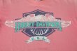 画像3: 1991 HARLEY DAVIDSON EAGLE LOGO VTG T-SHIRT PINK M