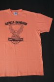 画像2: HARLEY DAVIDSON EAGLE LOGO VTG T-SHIRT FLUORESCENT ORANGE L