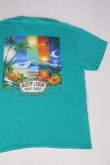 画像2: RONJON SURF SHOP VTG T-SHIRT TURQUOISE BLUE L