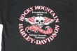 画像3: HARLEY DAVIDSON ROCKY MOUNTAIN SKULL T-SHIRT BLACK L