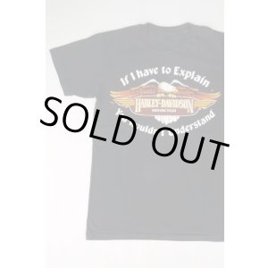 画像: HARLEY DAVIDSON IF I HAVE TO EXPLAIN YOU WOULDN'T UNDERSTAND VTG T-SHIRT BLACK M