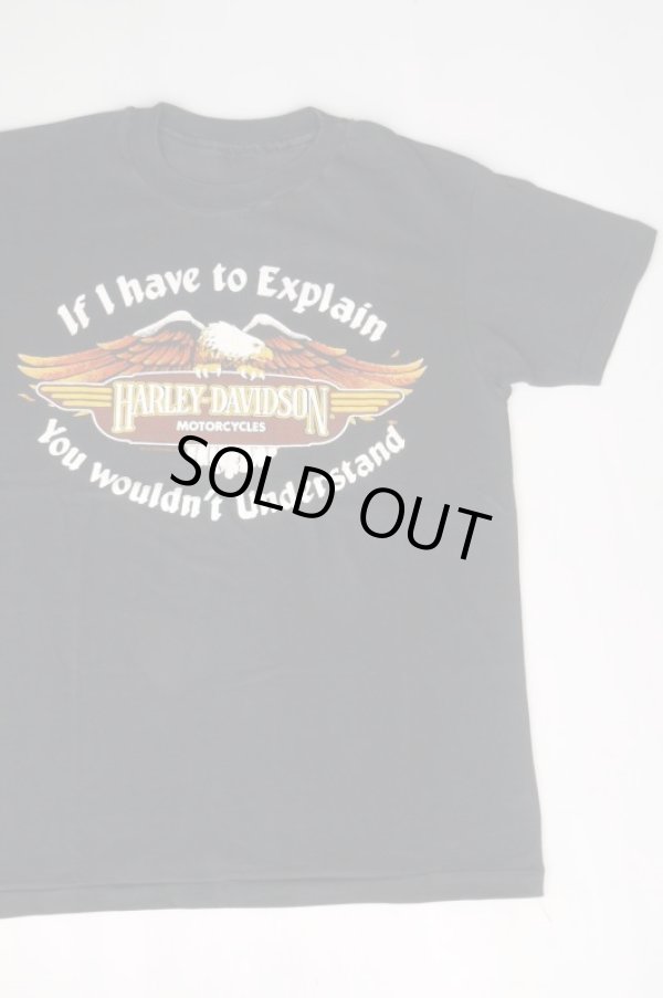 画像2: HARLEY DAVIDSON IF I HAVE TO EXPLAIN YOU WOULDN'T UNDERSTAND VTG T-SHIRT BLACK M