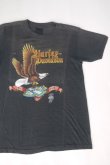 画像2: 1986 HARLEY DAVIDSON DETROIT METRO VTG T-SHIRT FADED BLACK XS