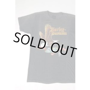 画像: 1986 HARLEY DAVIDSON DETROIT METRO VTG T-SHIRT FADED BLACK XS