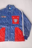 画像2: 80s R.V.I KARAVAN VTG PUFFY RACING JACKET BLUE×RED×WHITE L