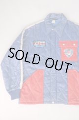 画像: 80s R.V.I KARAVAN VTG PUFFY RACING JACKET BLUE×RED×WHITE L
