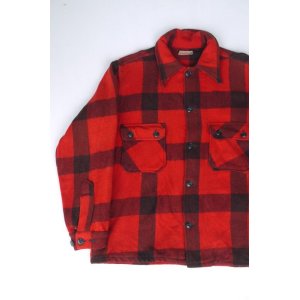画像: 40s JC PENNY SPORTCLAD VTG WOOL CPO JACKET RED×BLACK M