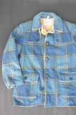 画像1: 60s FOX KNAPP US MADE VTG WOOL JACKET BLUE L