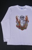 画像1: SIXHELMETS MC "IN MEMORY OF FALLEN BROTERS" LONG SLEEVE T-SHIRT WHITE