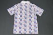 画像4: PABST BLUE RIBBON PATTERNED ALL OVER OFFICIAL VTG POLO SHIRT S 