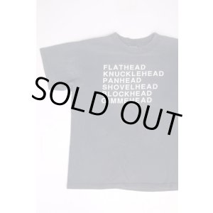 画像: HARLEY DAVIDSON OFFICIAL "HEAD" VTG T-SHIRT BLACK L