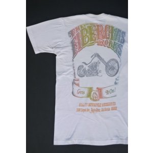 画像: 70s THE FIBERGLAS WORKS KNUCKLE HEAD CHOPPER VTG T-SHIRT WHITE M