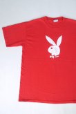 画像1: PLAYBOY RABBIT HEAD VTG T-SHIRT RED XL