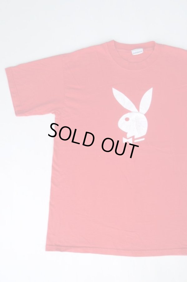 画像1: PLAYBOY RABBIT HEAD VTG T-SHIRT RED XL