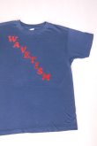 画像6: 80s PLAYBOY "WAVETISM" VTG T-SHIRT NAVY×RED L