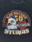 画像3: 1986 HARLEY DAVIDSON STURGIS BLACK HILLS RALLY OFFICIAL VTG T-SHIRT BLACK XXL