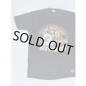 画像: 1986 HARLEY DAVIDSON STURGIS BLACK HILLS RALLY OFFICIAL VTG T-SHIRT BLACK XXL