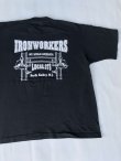 画像2: 90s IRON WORKERS VTG POCKET T-SHIRT  BLACK XXL