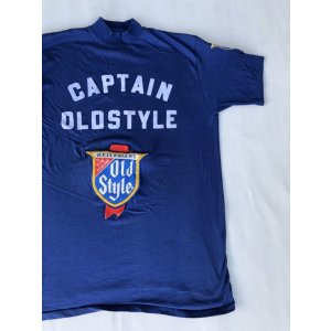 画像: OLD STYLE BEER CAPTAIN OLDSTYLE VTG MOCKNECK T-SHIRT  NAVY XL