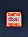 画像1: NOS 80s COORS CAUTION POWERED VTG PATCH 