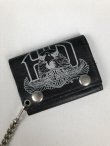 画像2: NOS HARLEY DAVIDSON OFFICIAL BAR&SHIELD EAGLE LOGO VTG LEATHER WALLET WITH CHAIN 