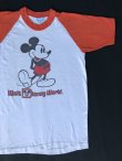 画像2: WALT DISNEY WORLD OFFICIAL  VTG T-SHIRT WHITE×FADED RED XS